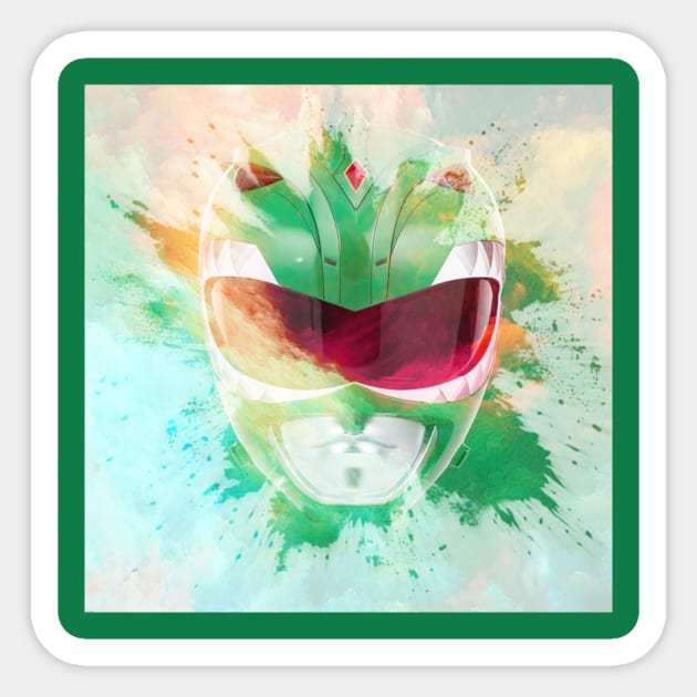 GREEN RANGER IS THE GOAT MMPR Sticker by TSOL Games